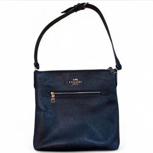 Coach NWOT Rowan File Crossbody- Black